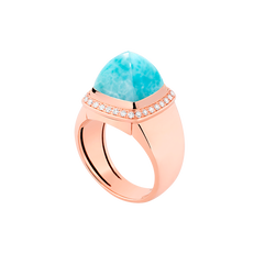 海纹石 Pain de Sucre系列可替换宝石戒指