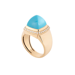 绿松石 Pain de Sucre系列可替换宝石戒指