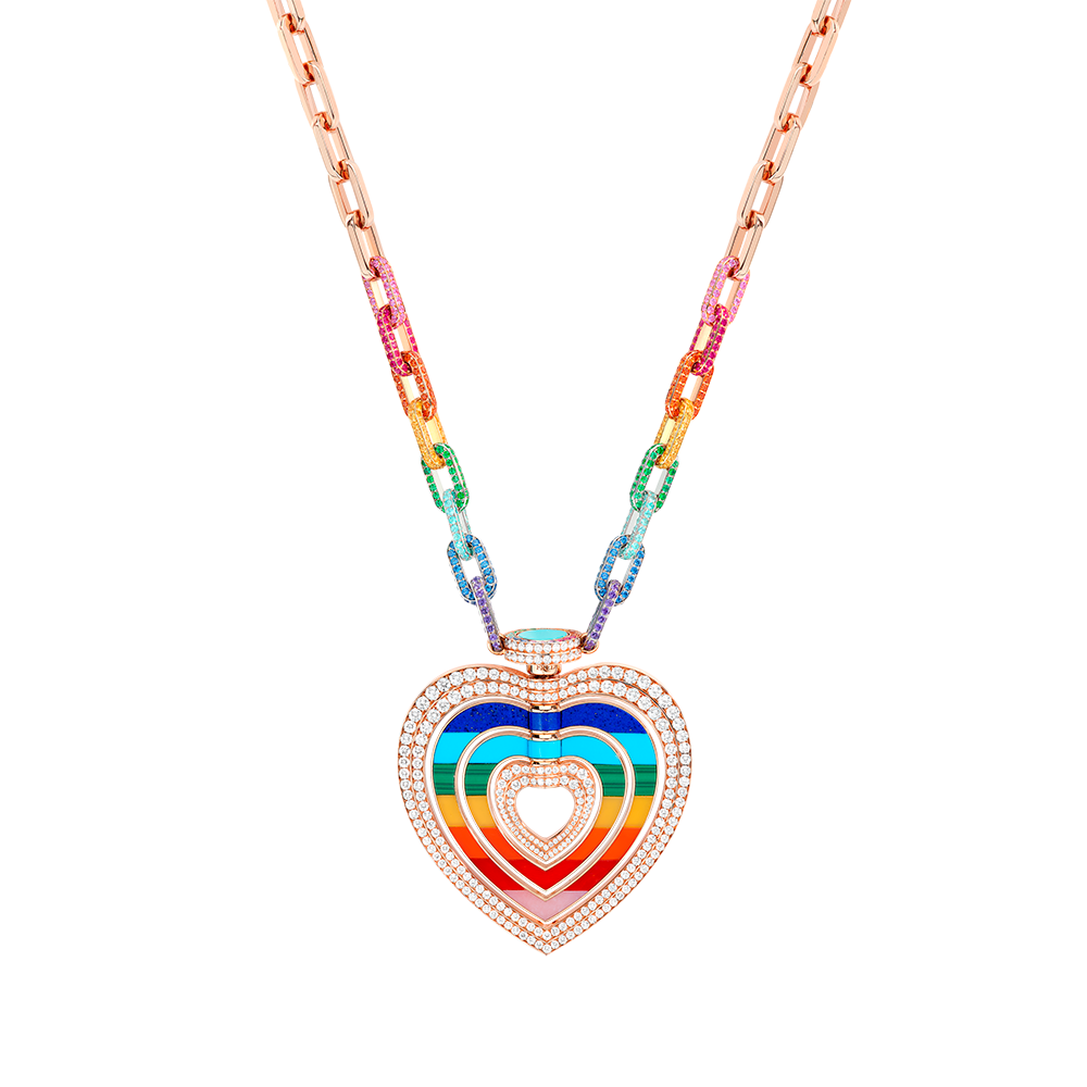 Pretty Woman Hypnotic Rainbow长项链