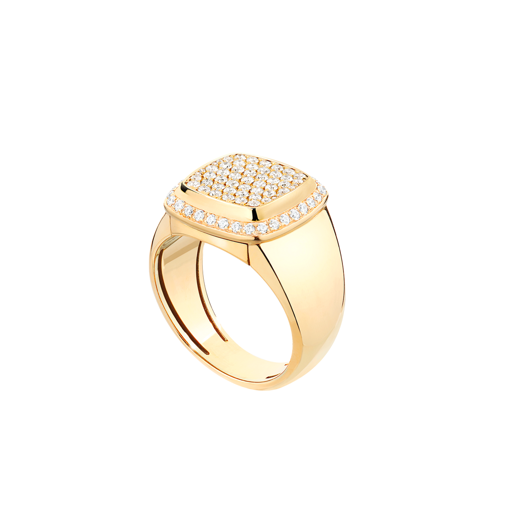 白色钻石 Pain de Sucre系列可替换宝石戒指