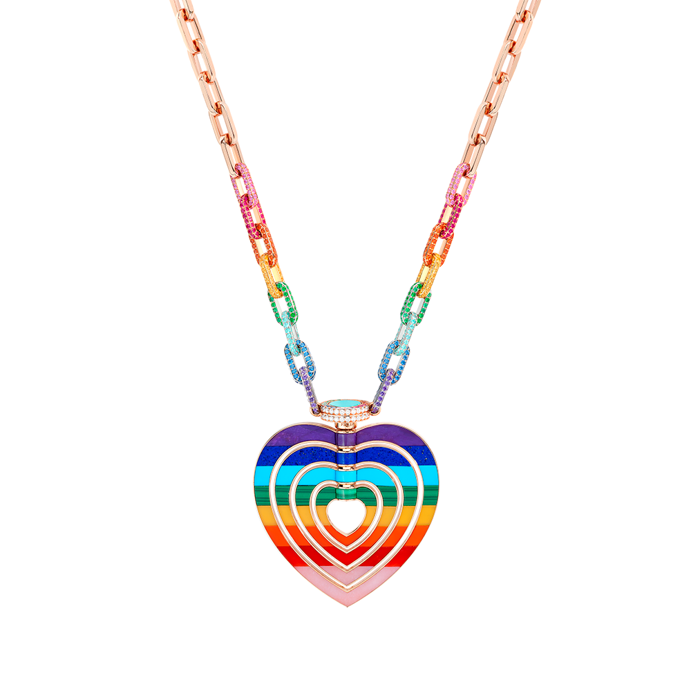 Pretty Woman Hypnotic Rainbow长项链