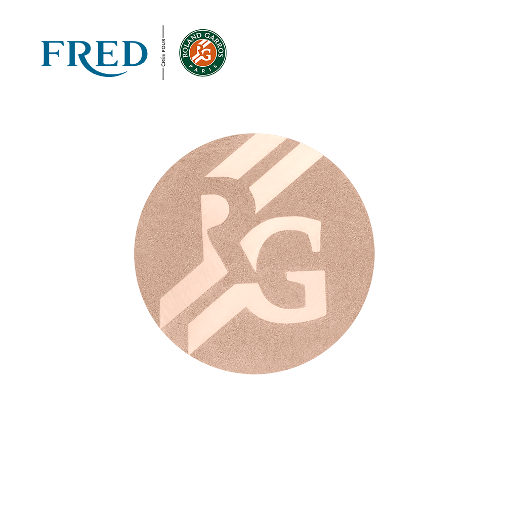 陶红色单圈链绳 #FREDxRolandGarros