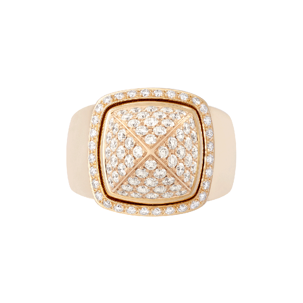 白色钻石 Pain de Sucre系列可替换宝石戒指