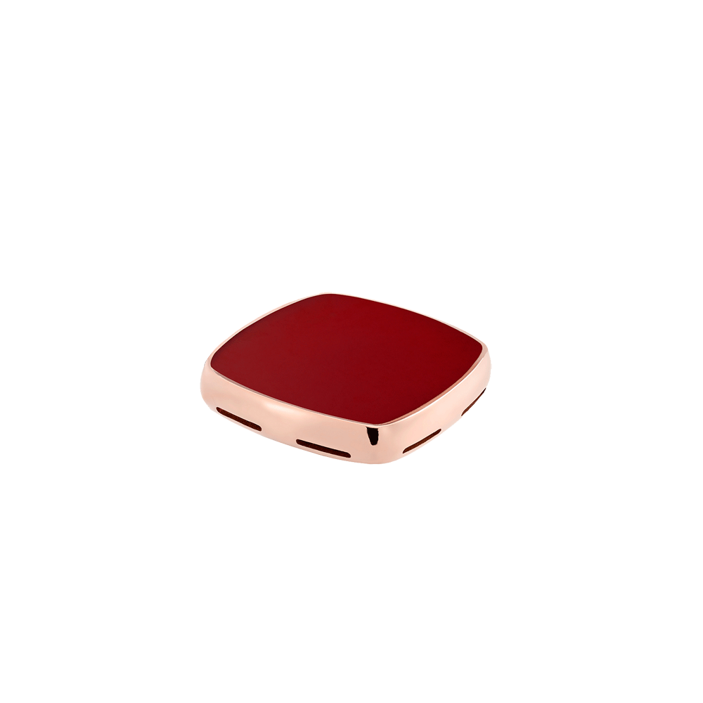 18k玫瑰金底座红玉髓印章