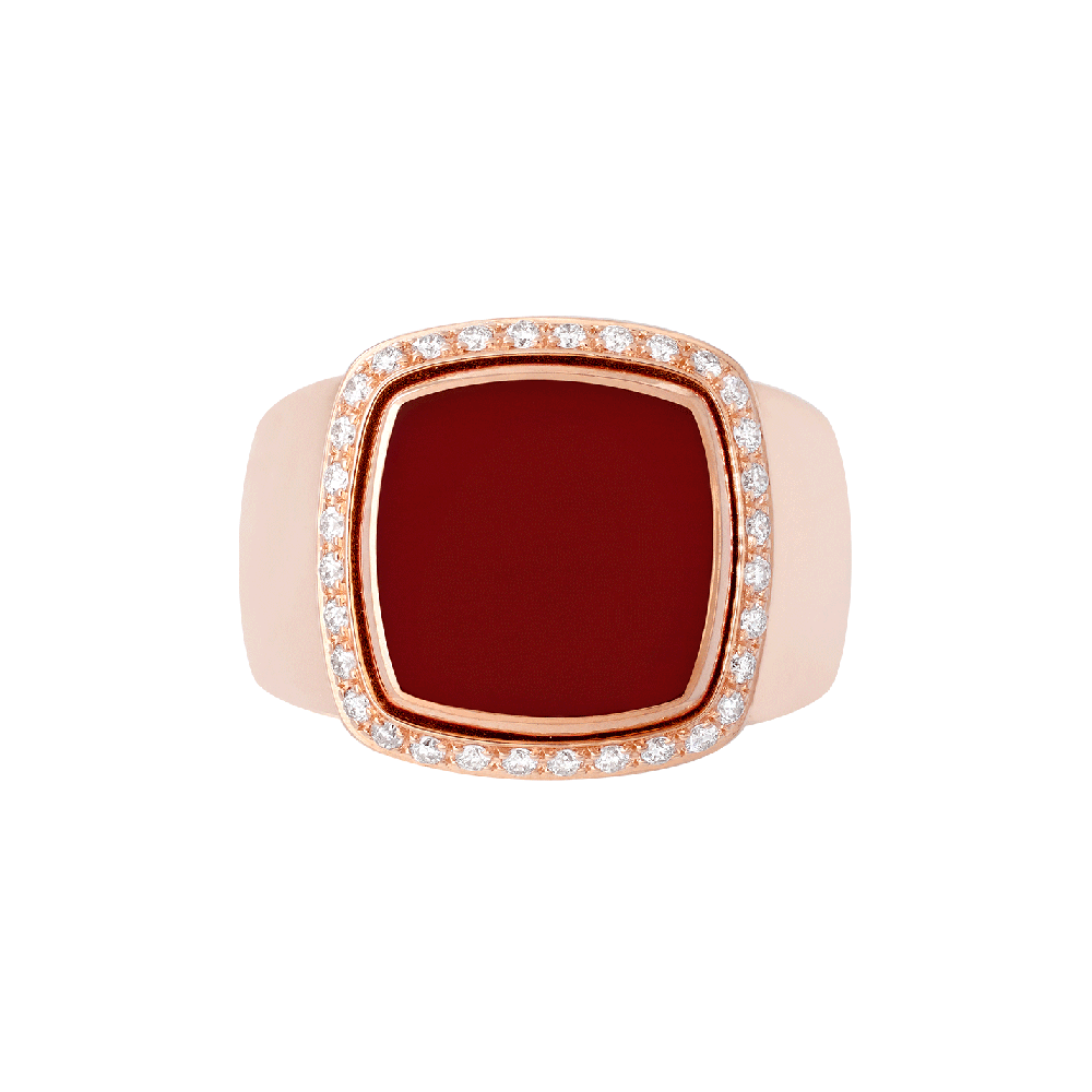 红玉髓 Pain de Sucre系列可替换宝石戒指