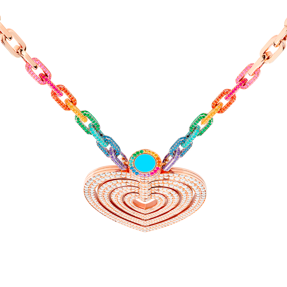 Pretty Woman Hypnotic Rainbow长项链